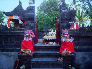 Mystical Religious Small Merajapati Temple At Dalem Temple Ringdikit North Bali