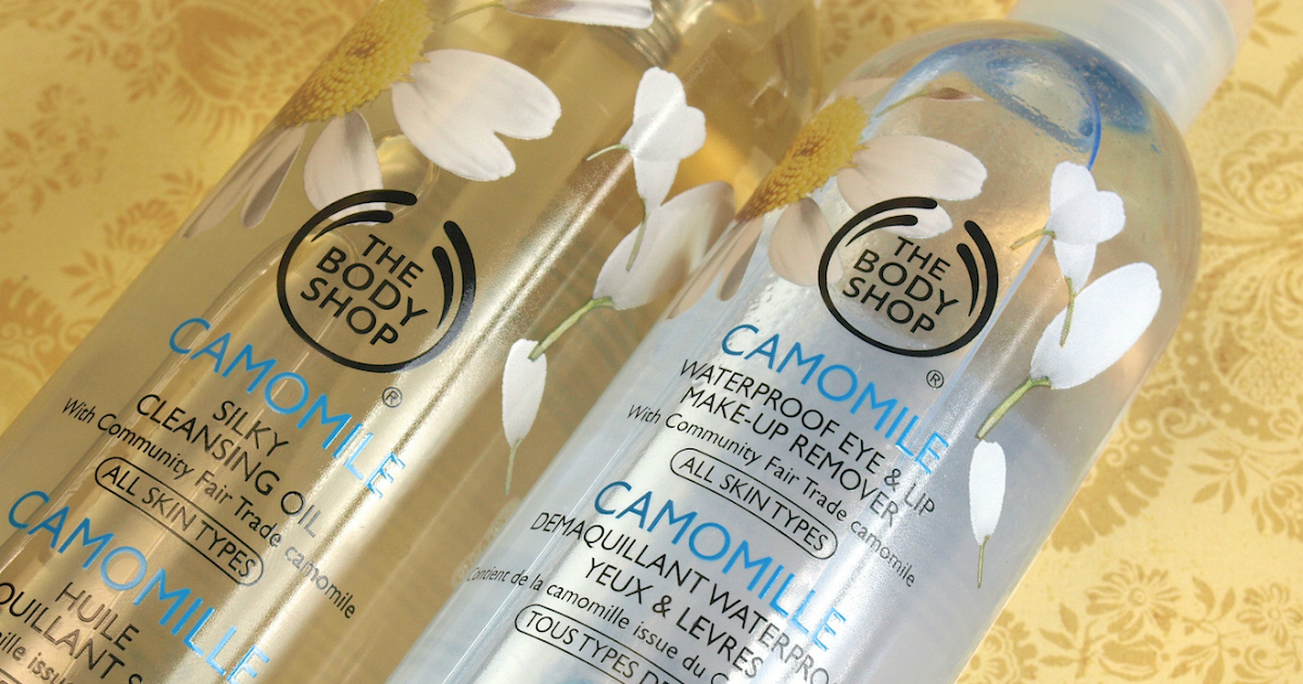 The Body Shop Camomile Silky Cleansing Oil & Waterproof Eye & Lip Make