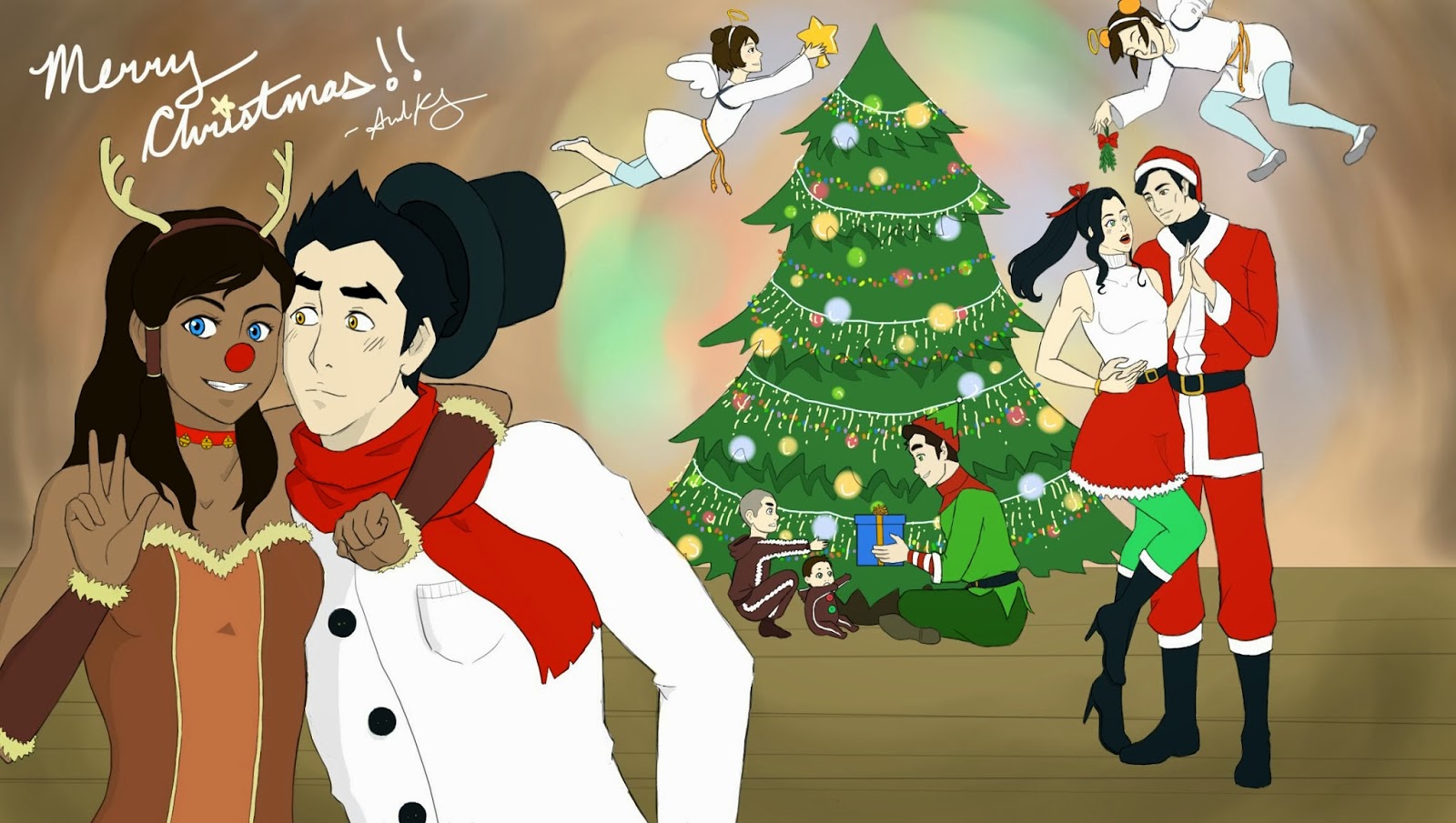 The 70 BEST Legend of Korra & Avatar Christmas Holiday/Winter Pictures ...