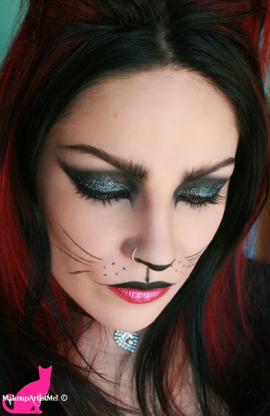 Felina Cat Costume Makeup Tutorial