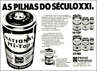pilhas National, os anos 70; propaganda na década de 70; Brazil in the 70s, história anos 70; Oswaldo Hernandez;