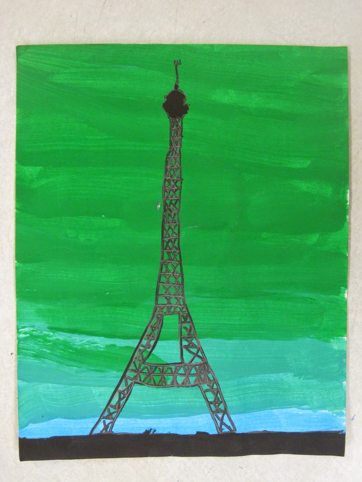 Miss Young's Art Room: 6th Grade Analogous Color Paintings