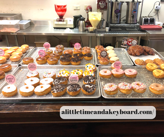 Fun fresh baked donuts baked at Donut Drop in Schaumburg every day