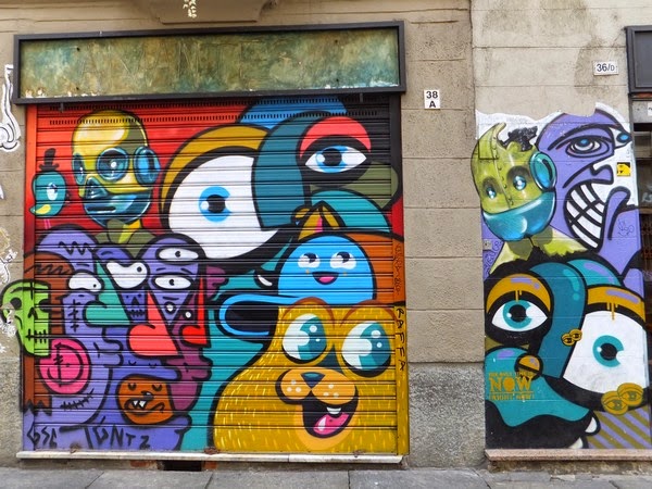 Turin Italie Via Po street art