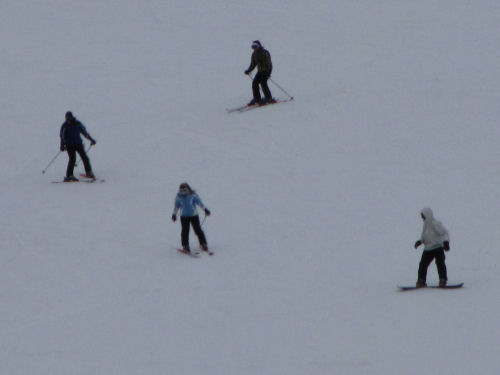 downhill skiers