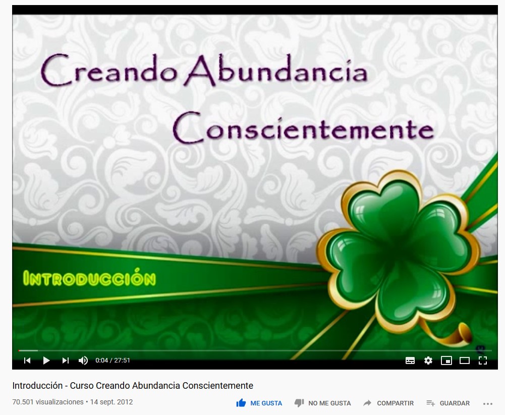 Creando Abundancia Conscientemente