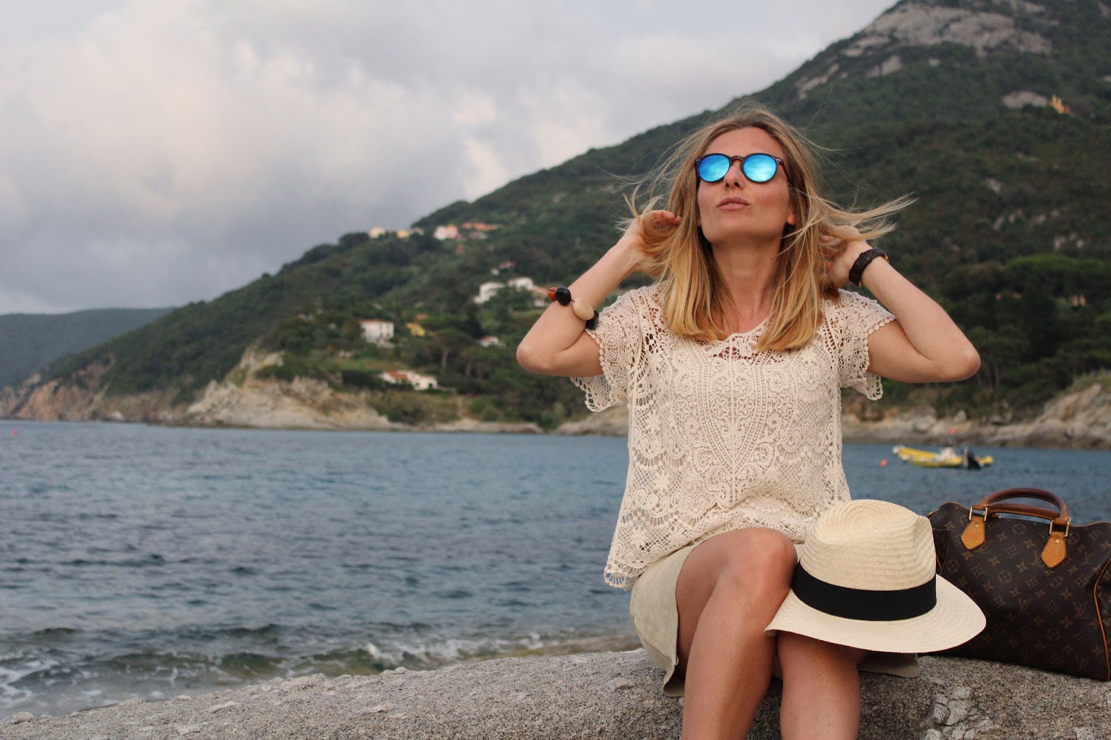 Eniwhere Fashion - Boho chic outfit - Isola d'Elba - Sant'Andrea