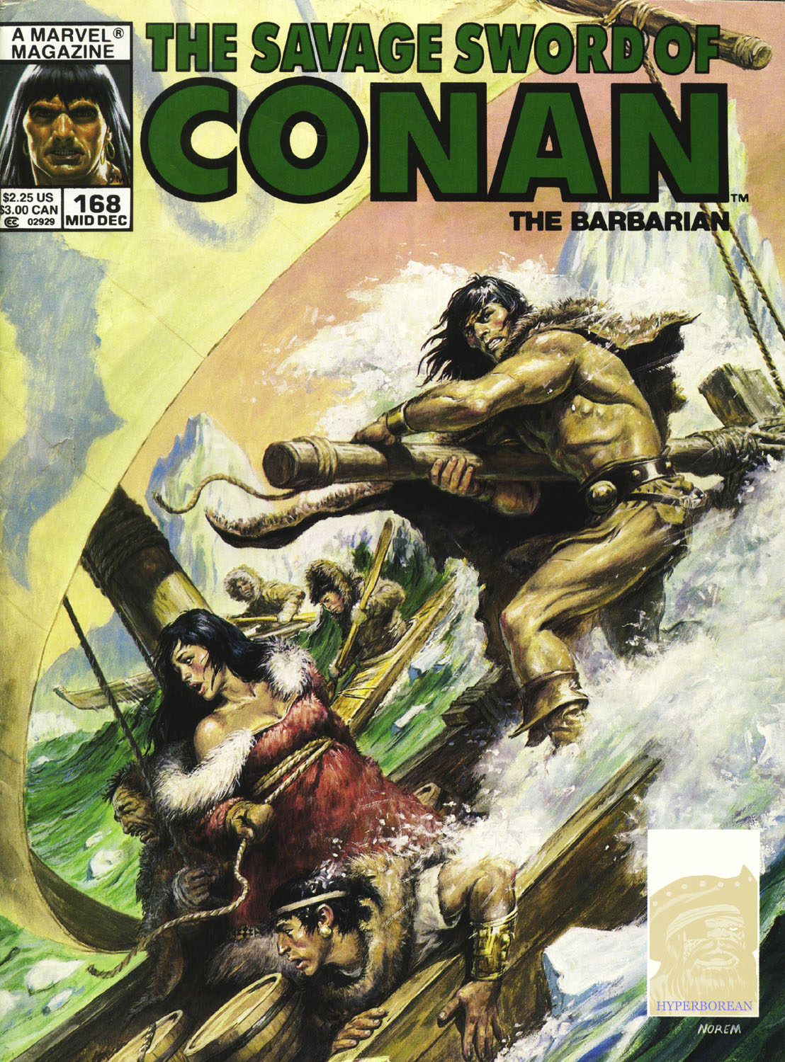 Read online The Savage Sword Of Conan comic -  Issue #168 - 1