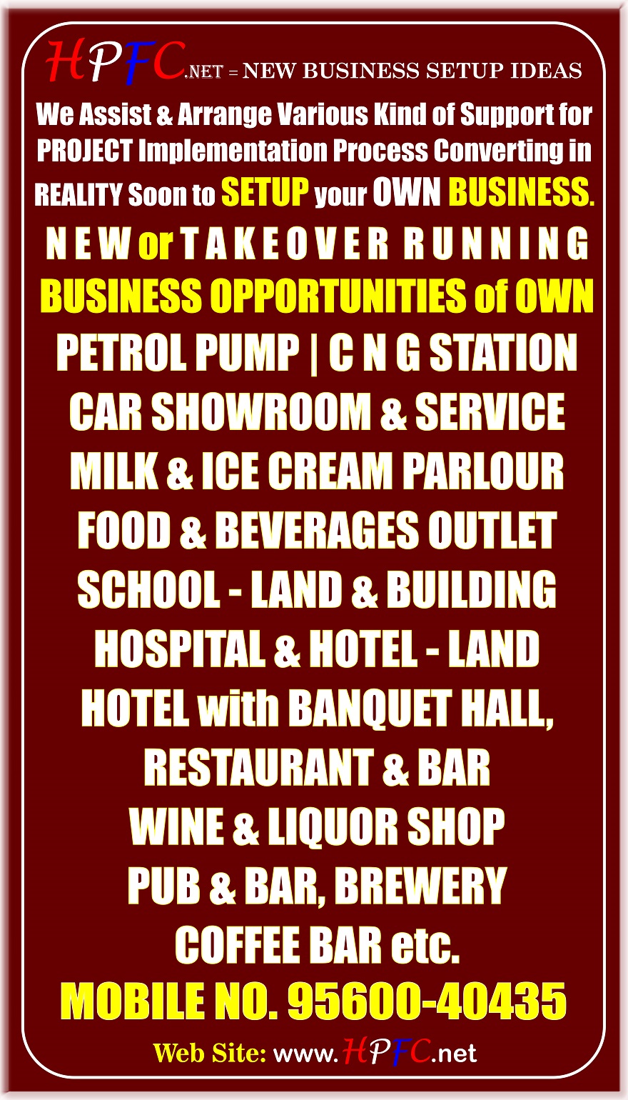 available new business setup running business takeover at
