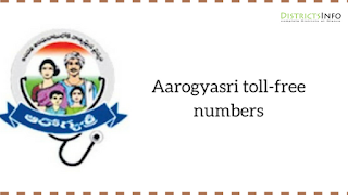 Aarogyasri toll free numbers