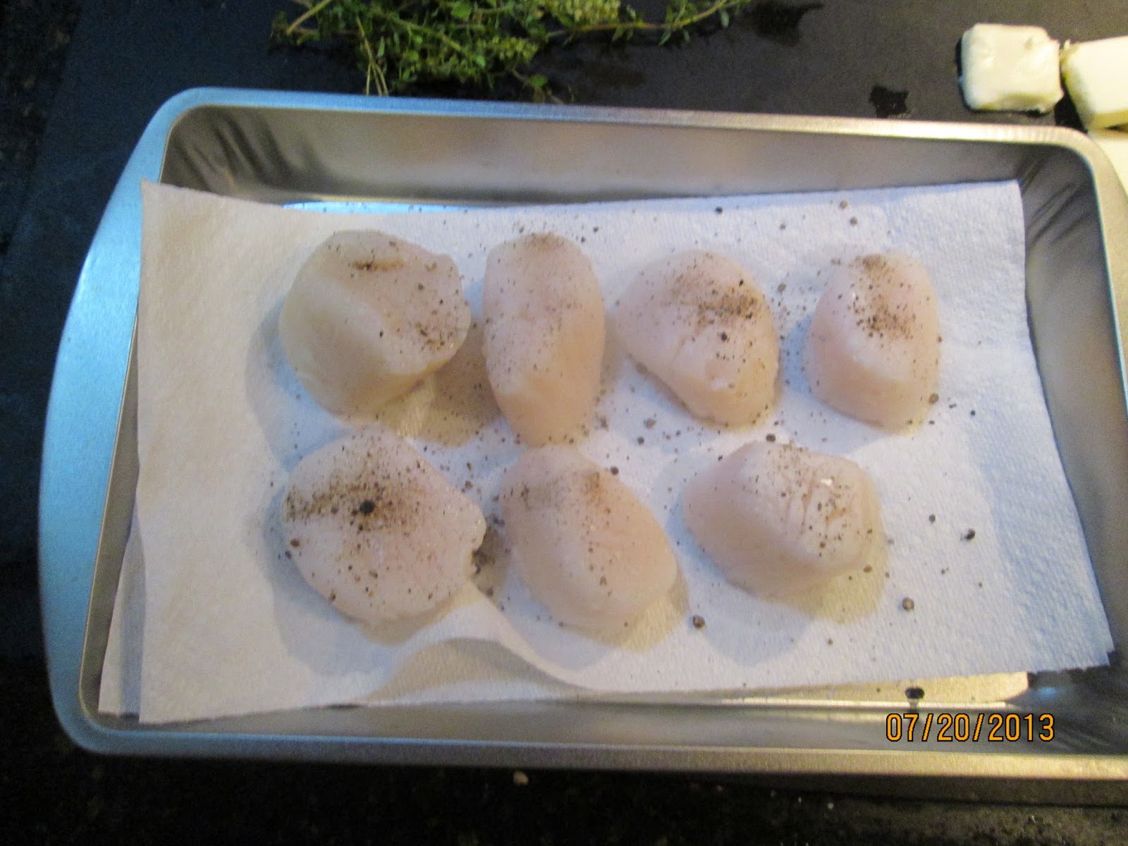Cooking with Barry & Meta Scallops with Herbed Brown Butter Bon Appét