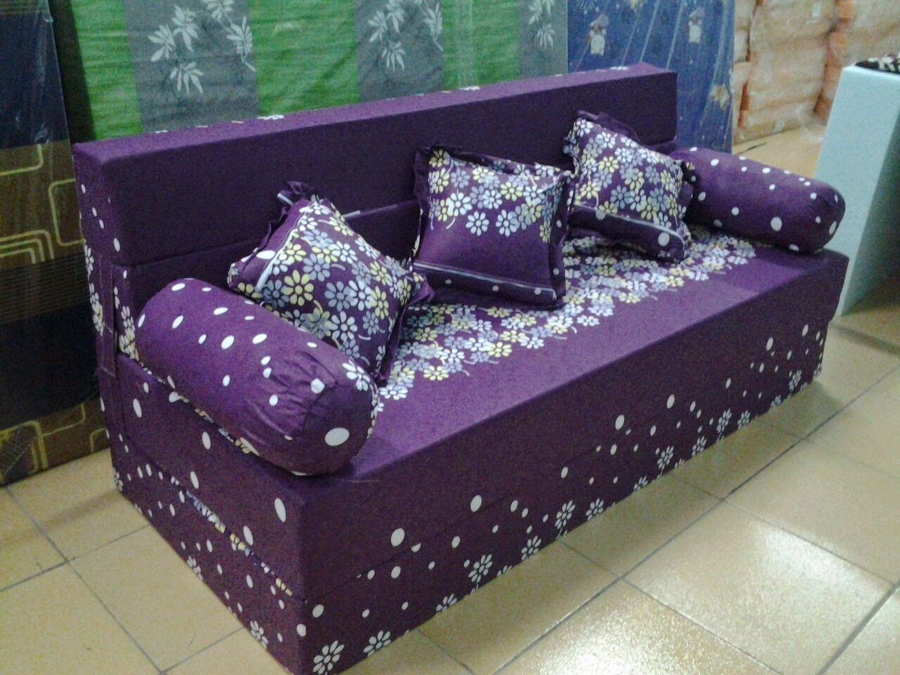 Agen Busa Inoac Yoan Jaya Foam Sofa Bed Popy Ungu