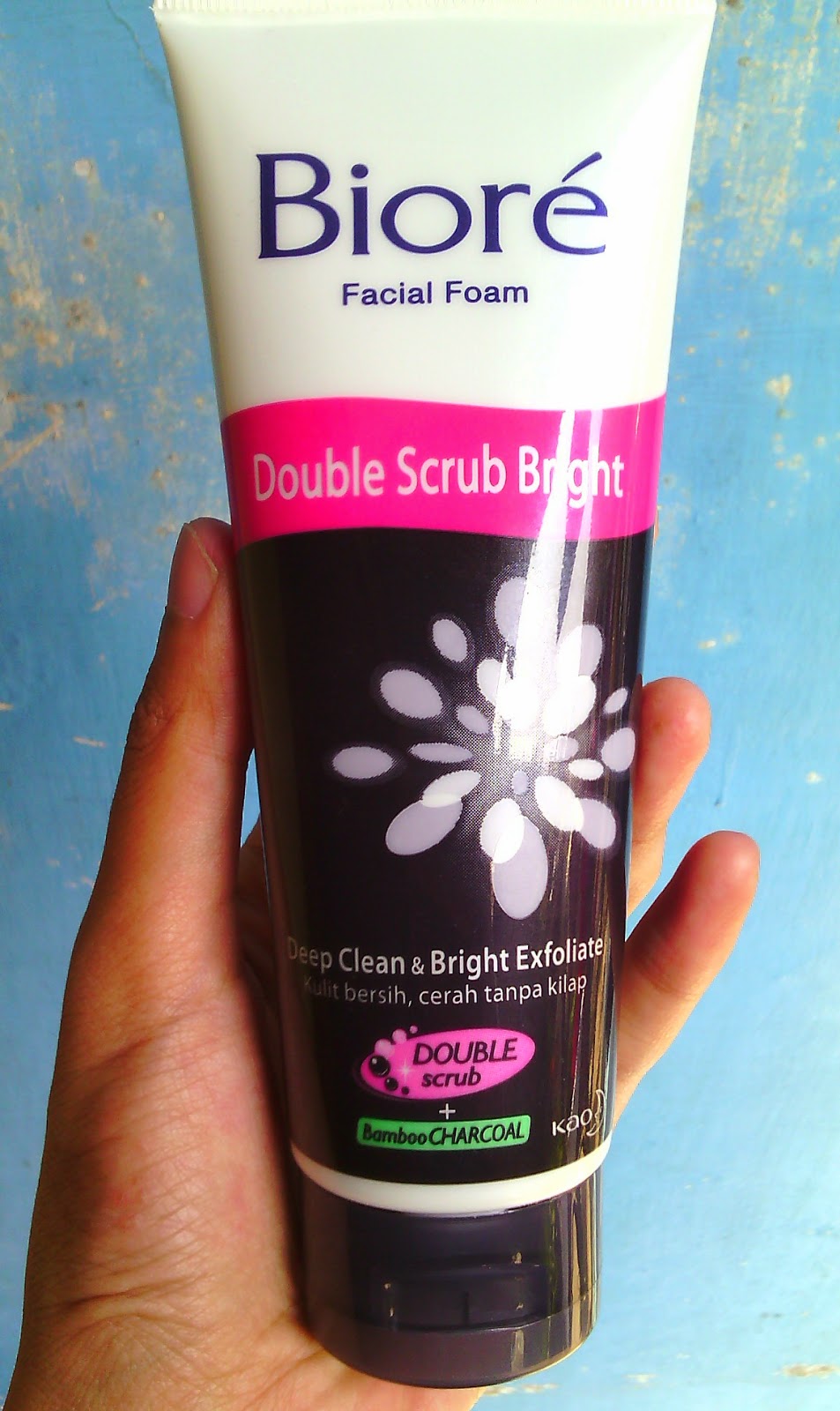 BEAUTY BIORE DOUBLE SCRUB BRIGHT FACIAL FOAM DaretoChange by