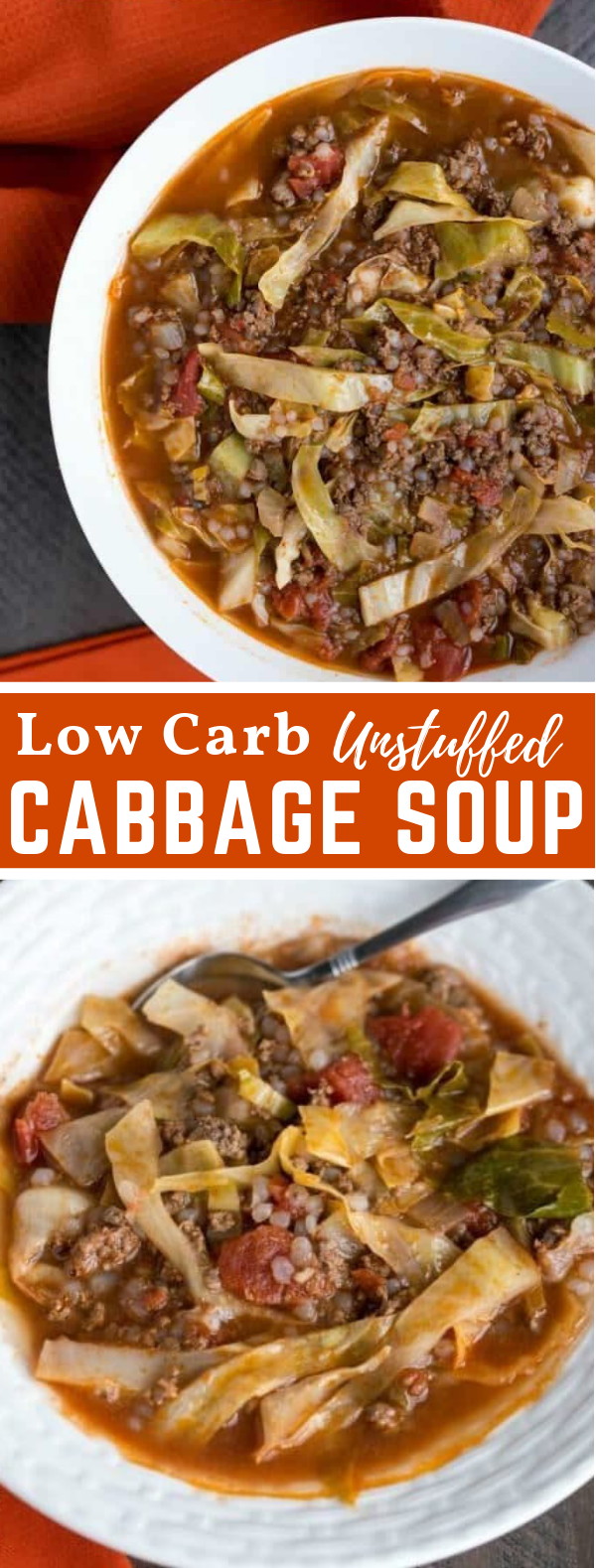 Easy Unstuffed Cabbage Soup #healthy #lowcarb #diet #soup #lunch Easy Unstuffed Cabbage Soup #healthy #lowcarb #diet #soup #lunch