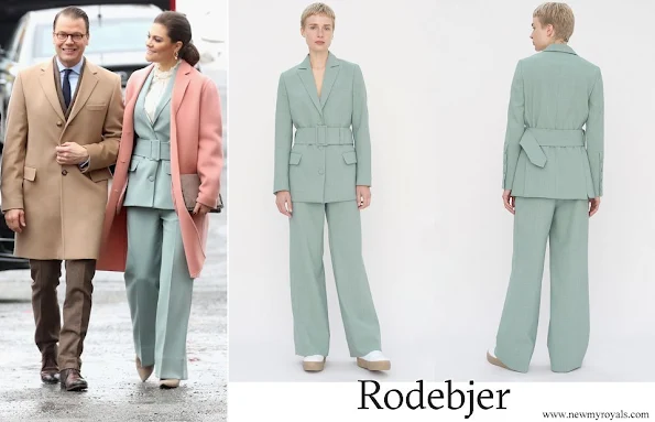 Crown Princess Victoria wore RODEBJER blazer anitalia suit