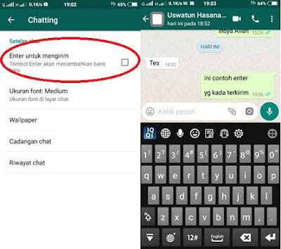Cara Menampilkan Tombol Enter Pada Whatsapp Mari Ngenet