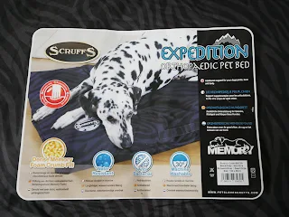 expedition dog bed label 