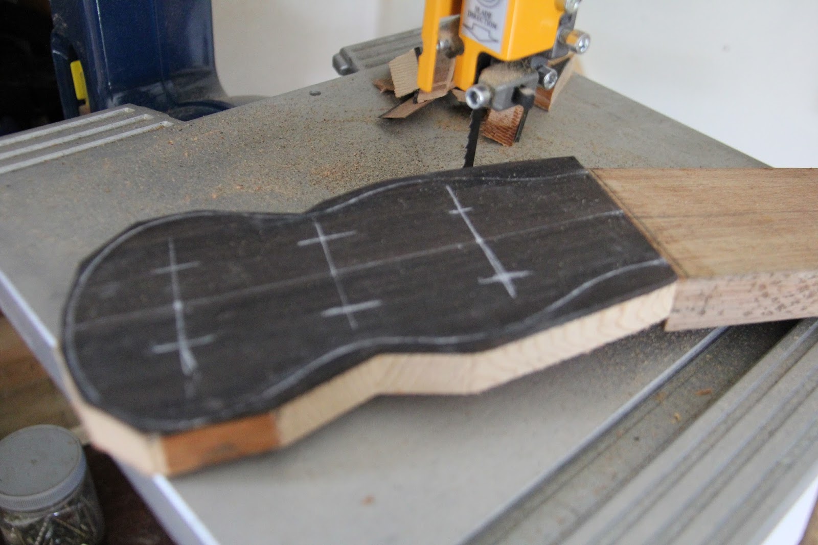 Lacote Guitar first build V Joint, Headstock, Neck & Dovetail to body joint