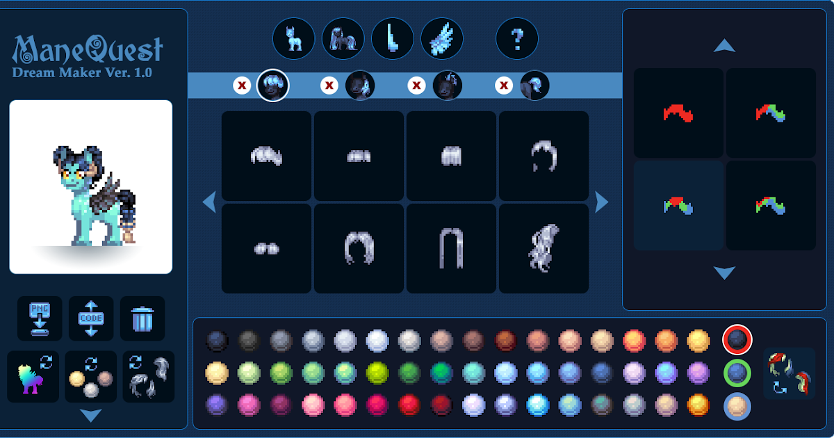 Equestria Daily - MLP Stuff!: Pixel Pony Creator Now Up