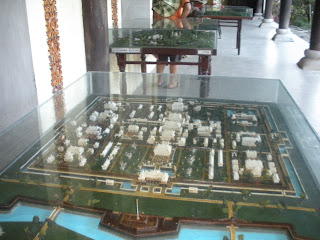 Modèle Citadelle de Hue au moyen d' impériale de Hue Plan de la ville