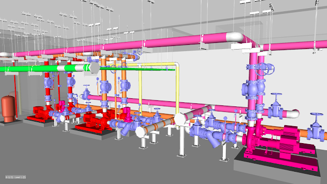 Download Fire Pump Room AutoCAD Drawings, dwg Layouts for Firefighting  Pump Room - Free CAD Drawings