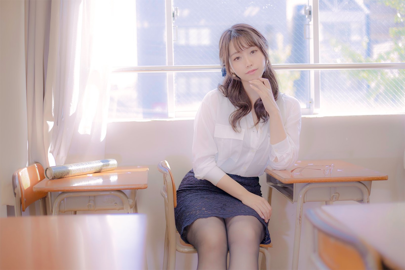 참한 교생선생님 코스프레녀