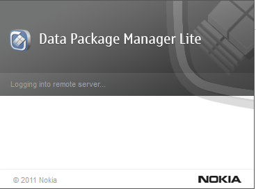 How to use nokia data package manager lite