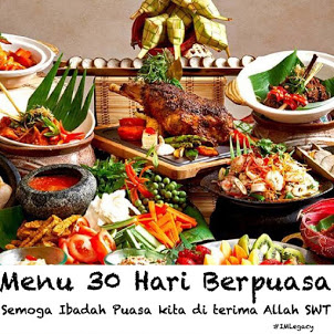 MENU 30 HARI BERPUASA. Salam Ramadhan