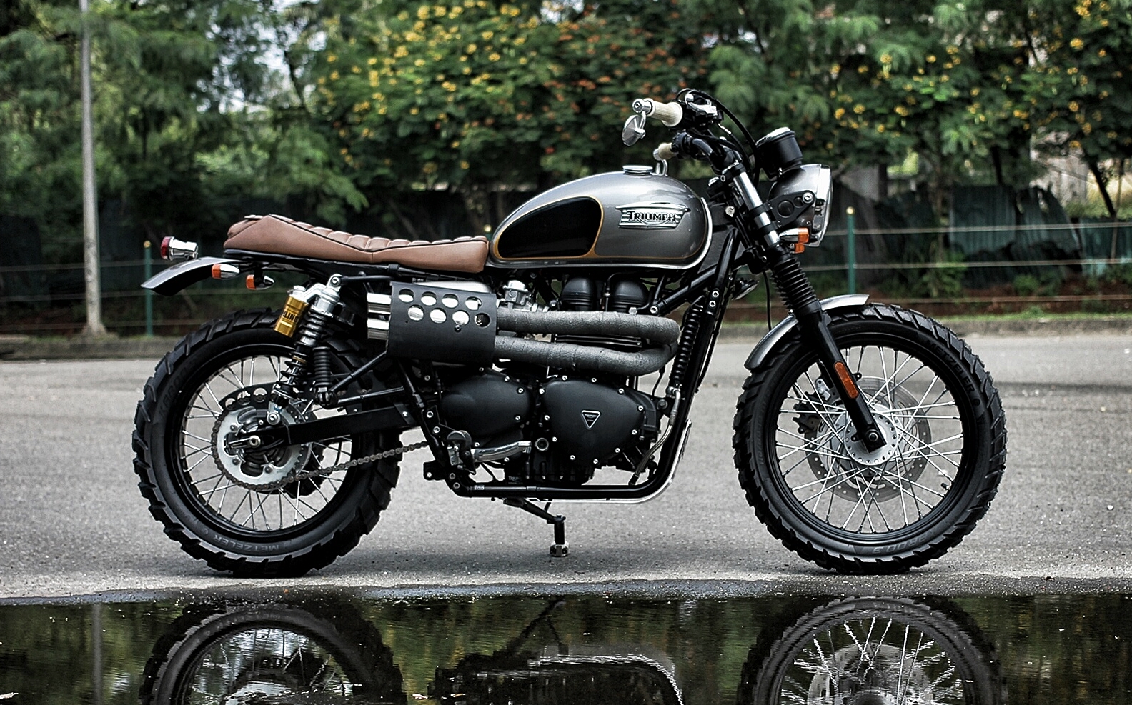 Ducati scrambler cafe racer though it admittedly sports a fairly oxymoronic...