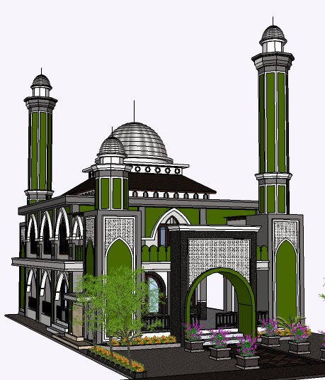 53 Model  Desain Masjid  Minimalis Modern Unik Terbaru 2019 