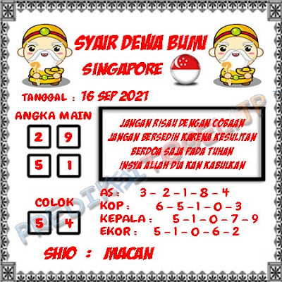 Bocoran prediksi singapura