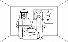 ME ABURRE LA RELIGIÓN: COLOREAR NACIMIENTO DE JESÚS PARA INFANTIL
