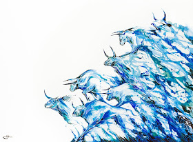04-Bulls-and-Waves-Marc-Allante-Wild-Animal-Paintings-with-a-Splash-of-Color-www-designstack-co