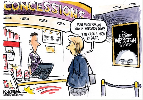 Les Tours de Laliberté: Caricature Harvey Weinstein dégoûtant