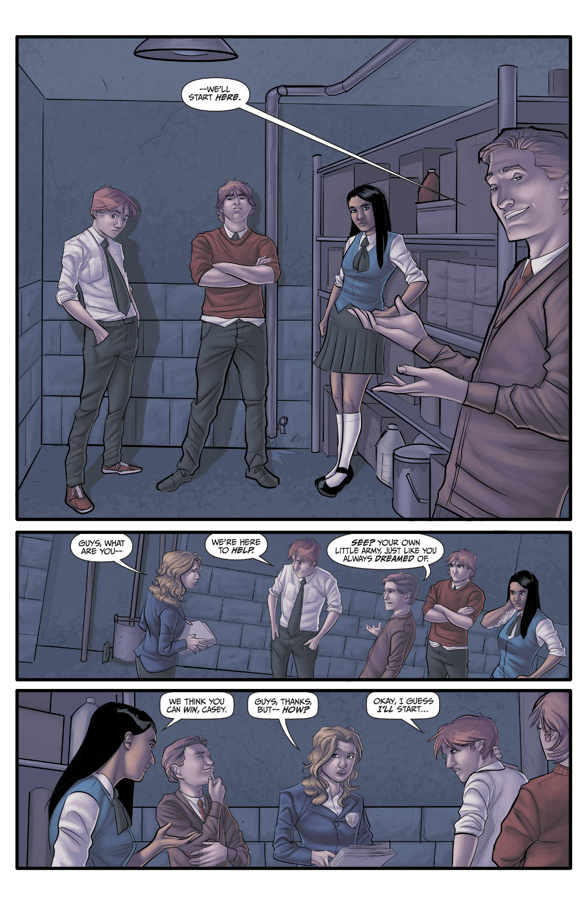 Read online Morning Glories comic -  Issue #43 - 30