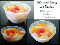 Almond Pudding with Cocktail