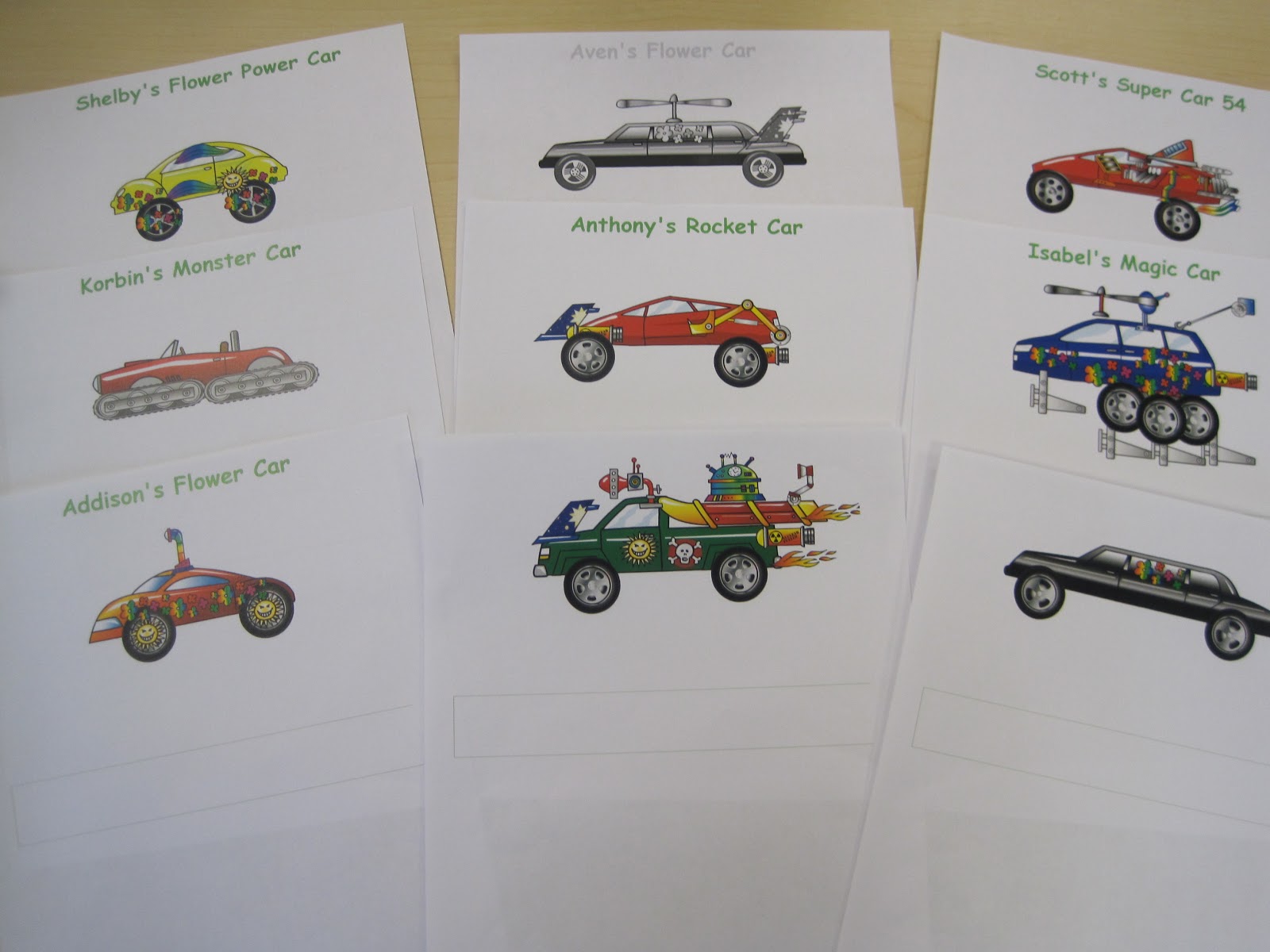 Kindergarten Faith: If I Built a Car