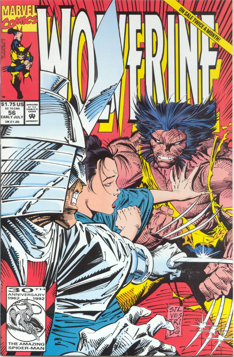Read online Wolverine (1988) comic -  Issue #56 - 1