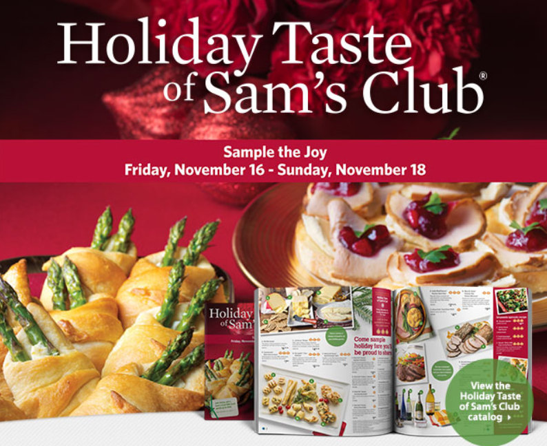 Barbara's Beat Holiday Taste of Sam's Club is this weekend
