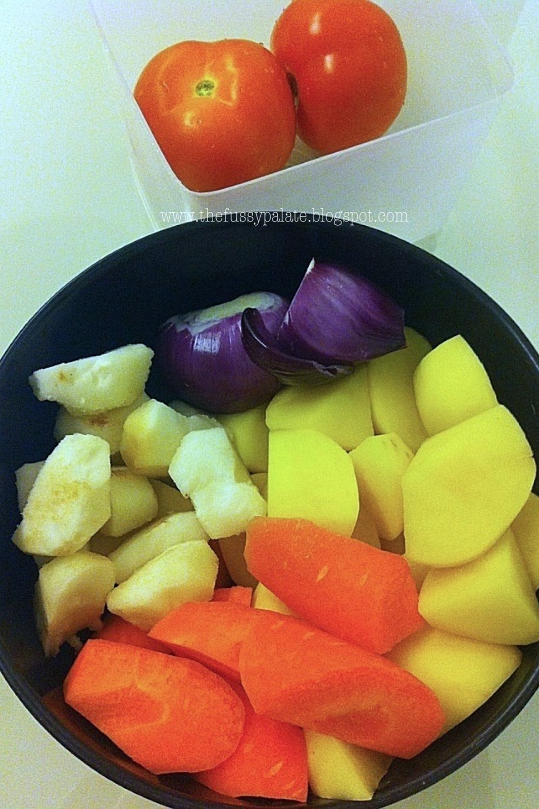 The Fussy Palate ABC Soup with Water Chestnuts