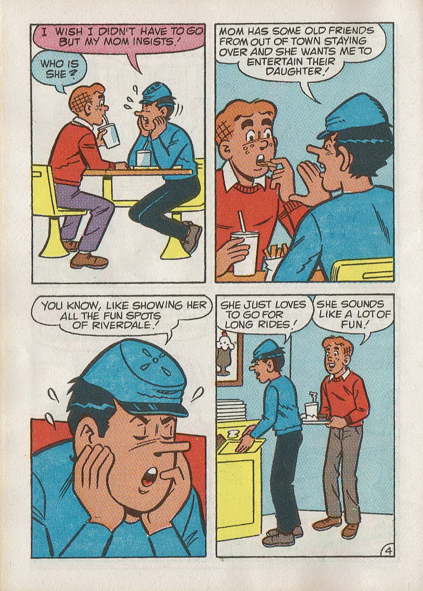 Read online Jughead Jones Comics Digest comic -  Issue #68 - 72