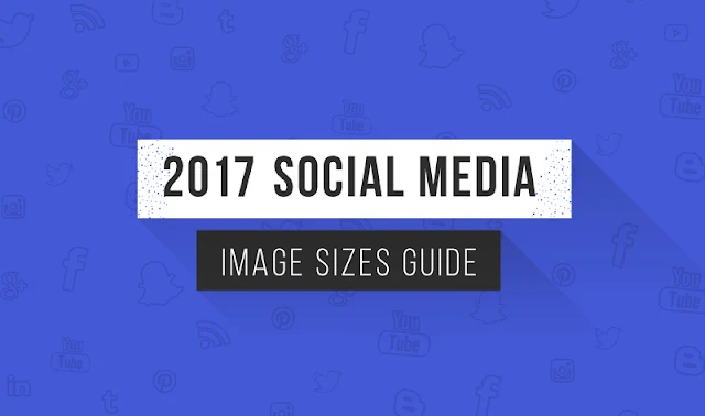 Social Media Image Dimension Guide for 2017 - infographic