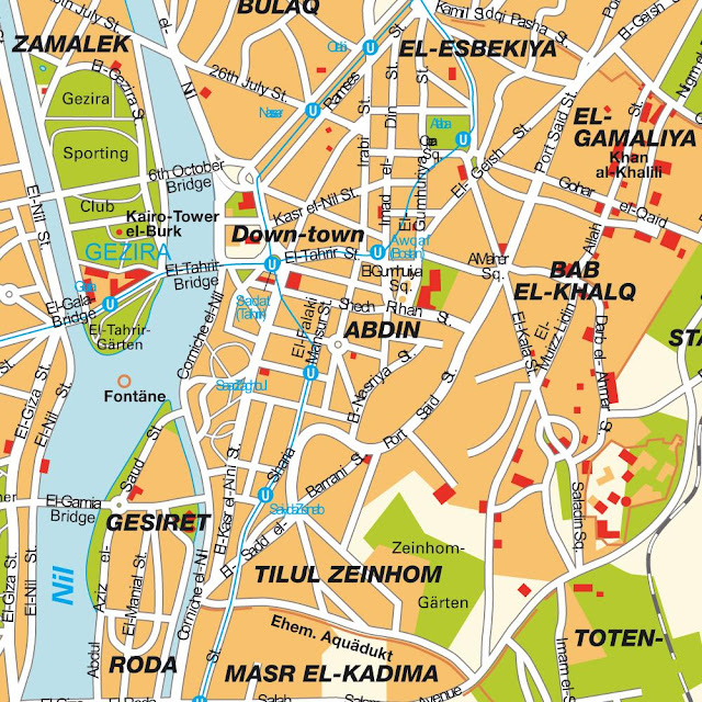 Cairo center map