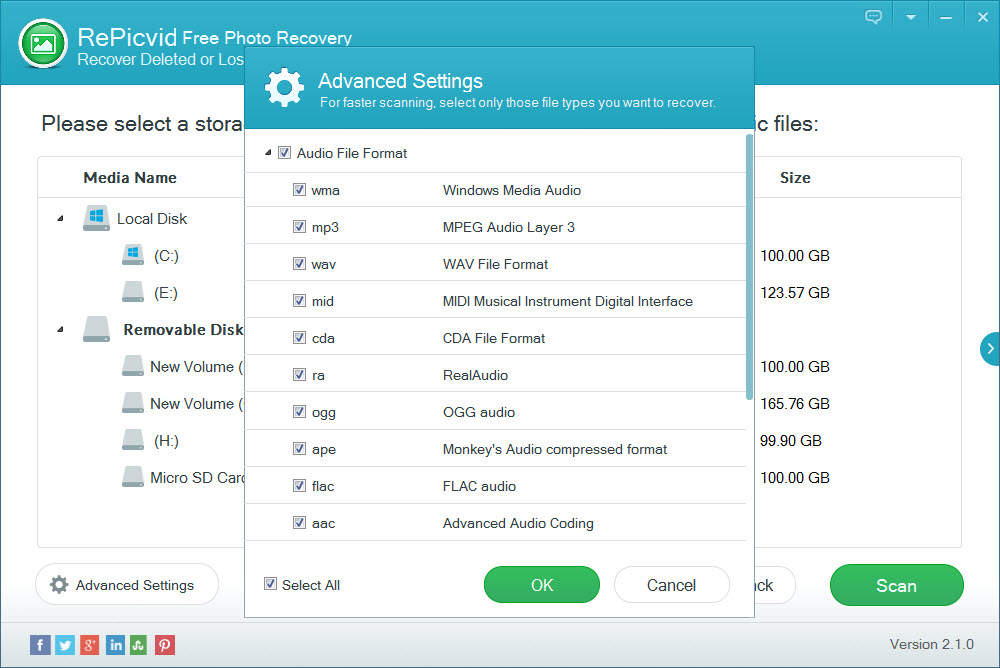 Free Photo Recovery Software Easy Way to Recover Deleted/Lost Audio Files