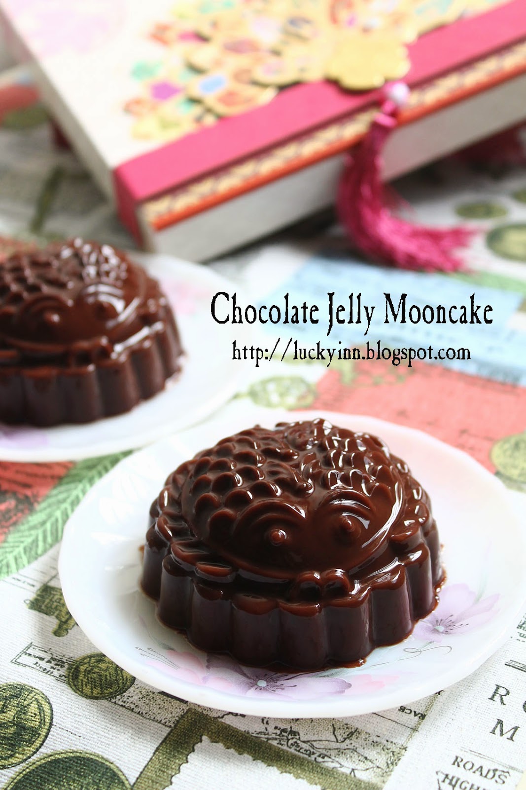 Lucky Inn 巧克力菜燕月饼 Chocolate Jelly Mooncake