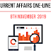 Current Affairs One-Liner: 8th November 2019