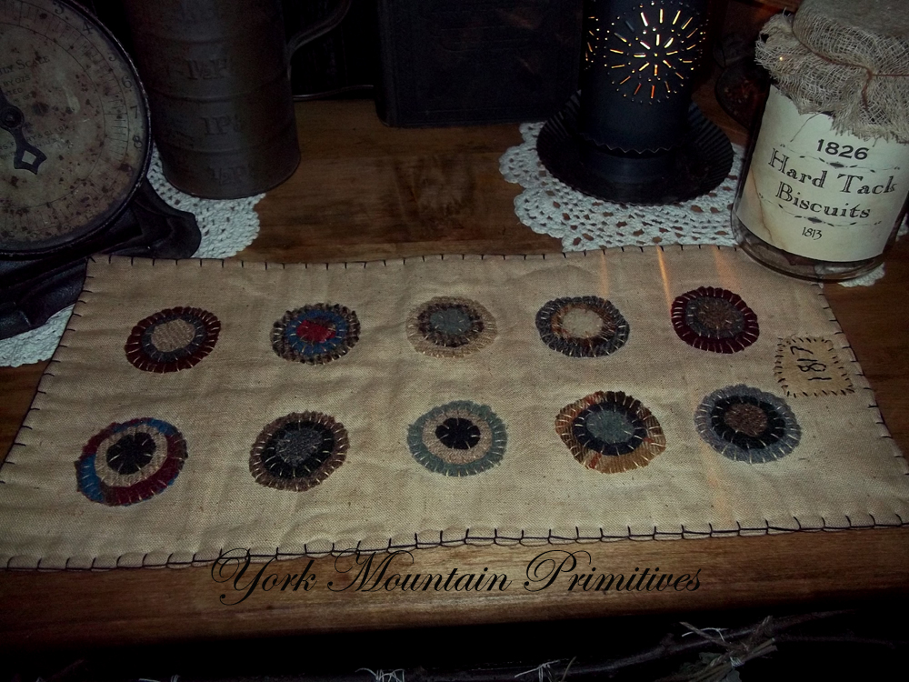 The York Mountain Mercantile Penny Rugs