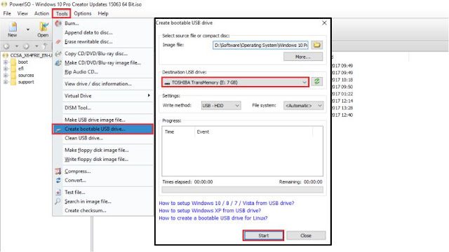 Create Bootable USB Drive Create Bootable USB Drive