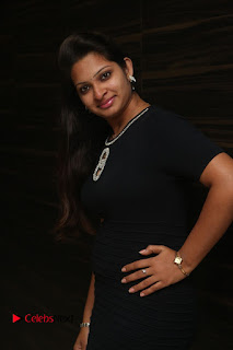 Actress Jyo Stills in Black Short Dress at Dwaraka Movie Audio Launch  0010