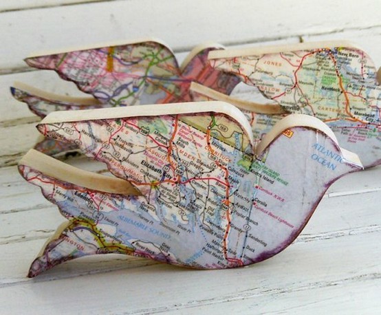 Craft Ideas Using Old Maps Craft Ideas Using Old Maps